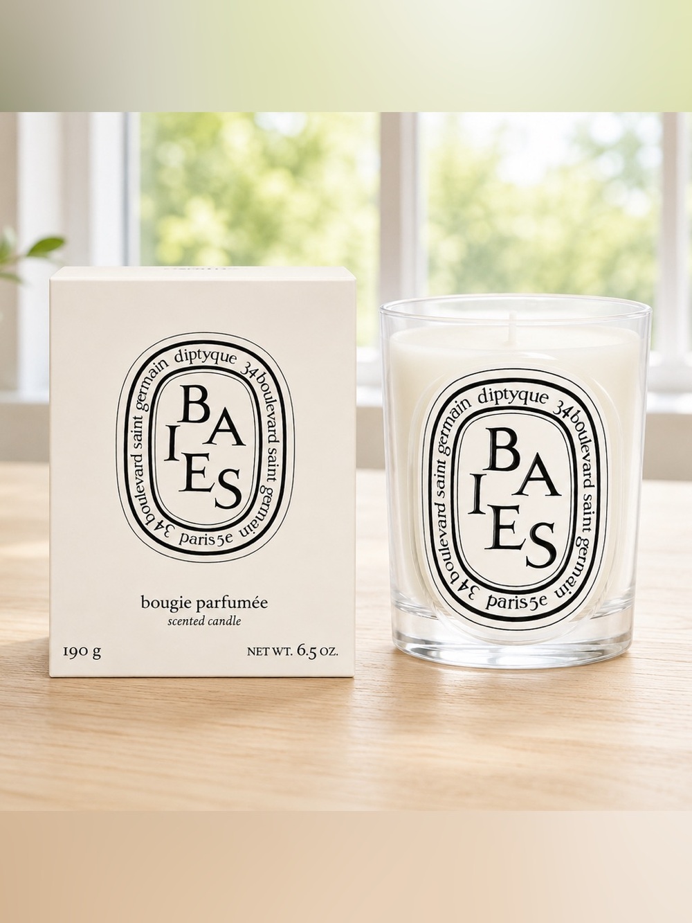 Brand New Diptyque Baies Berries Bougie Parfumee Scented Candle 6.5 oz - 190 g